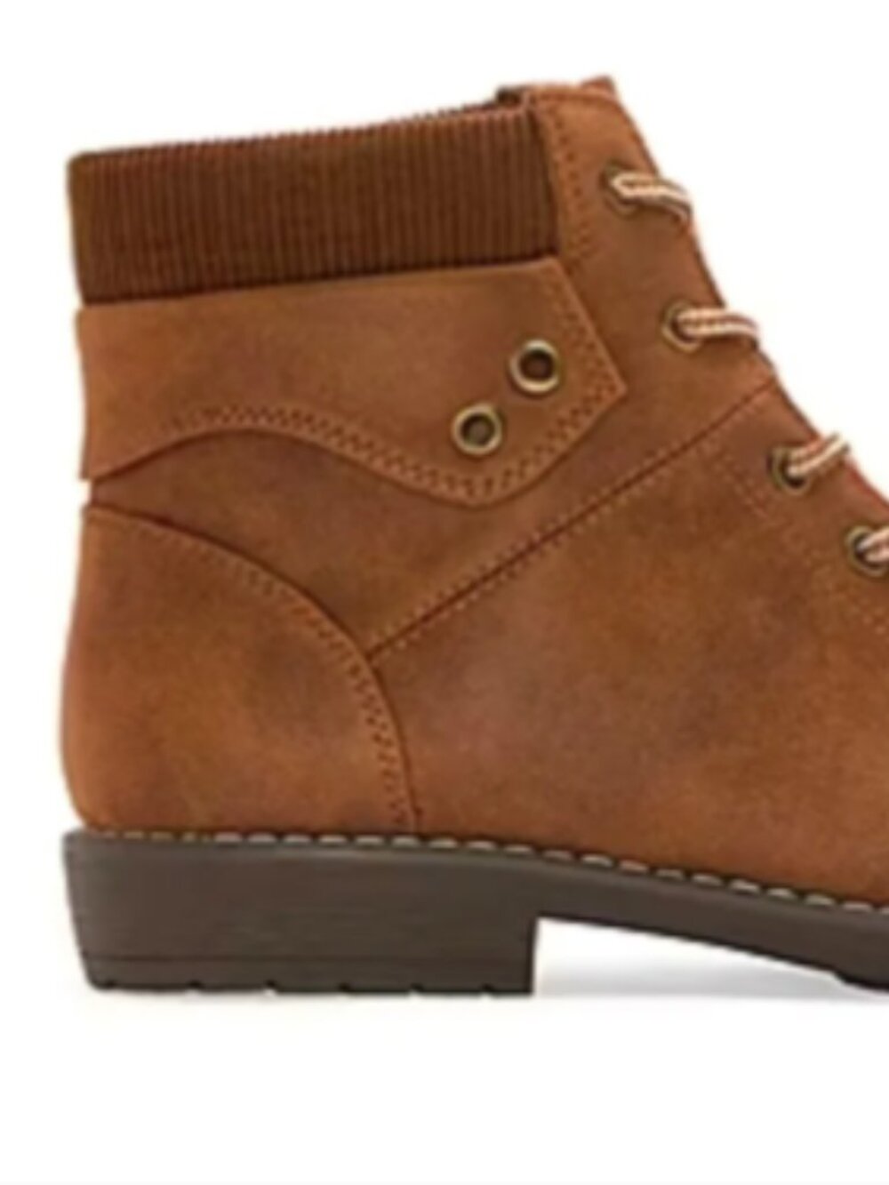 St. Johns Bay Yumma Cognac Suede Boots NIB Size 8M - Picture 4 of 9